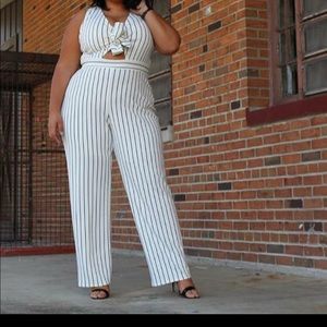 Striped Jumpsuit FTF